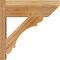 Ekena Millwork Olympic Slat Rough Sawn Outlooker, Western Red Cedar, 8"W x 22"D x 22"H OUT08X22X22OLY06RWR - alternate 3